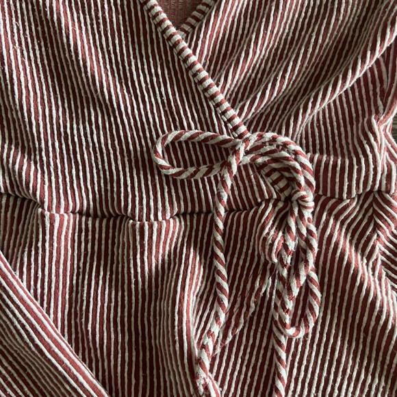 Red & white striped blouse - Picture 4 of 4